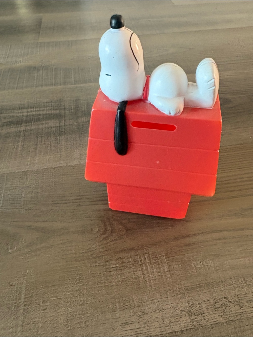 1966 Snoopy on Red Doghouse Coin Bank